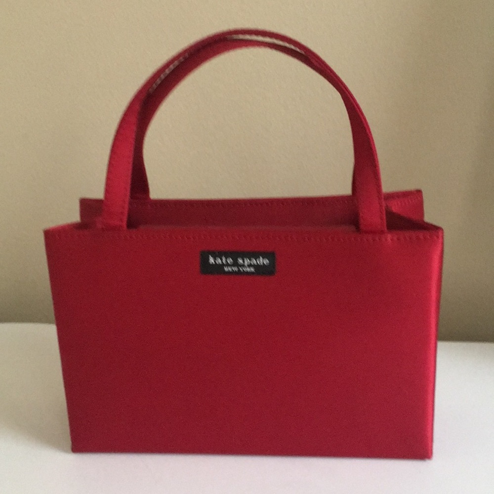 Kate Spade Red Satin Handbag, MOVING SALE!